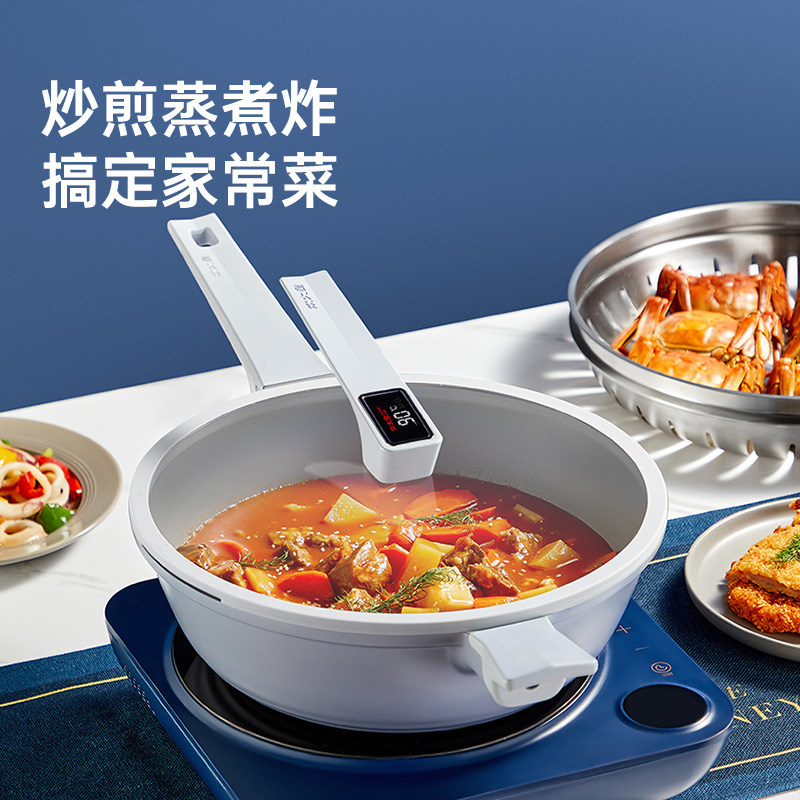 Aluminum Die Casting Smart Multi-purpose Wok