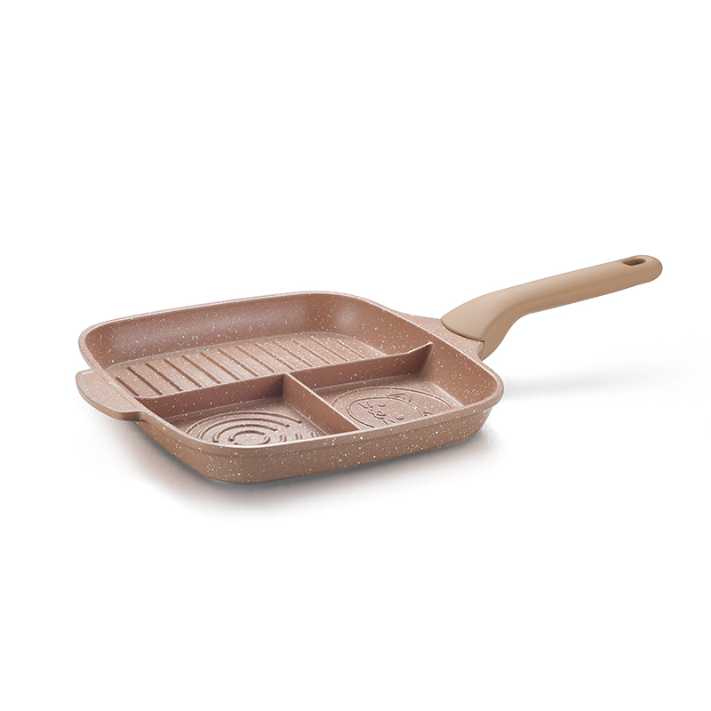 Aluminum Die Casting Chocolate Stone Cookware Collection 