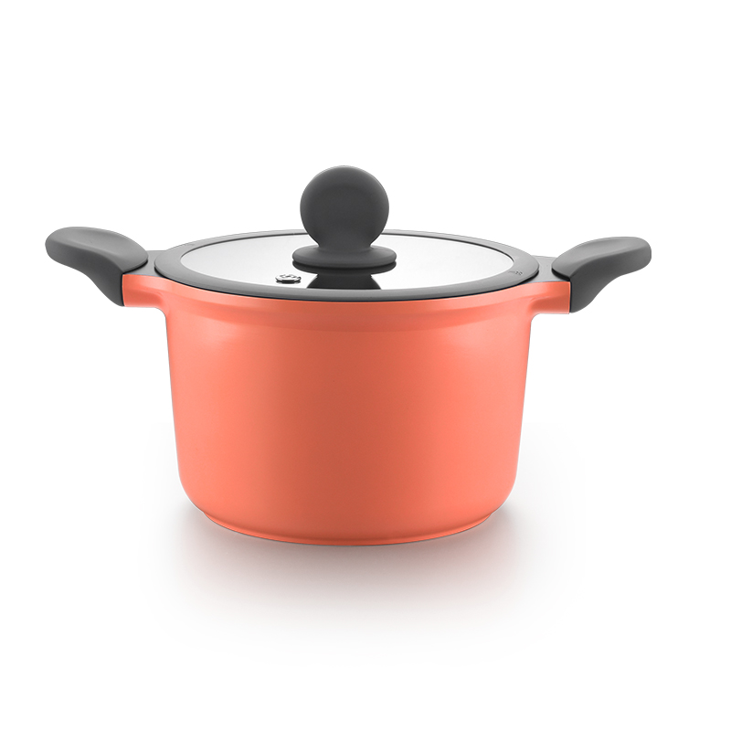 Aluminum Die Casting Living Coral Cookware Collection