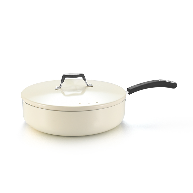 Aluminum Pressed Creamy Cookware Collection