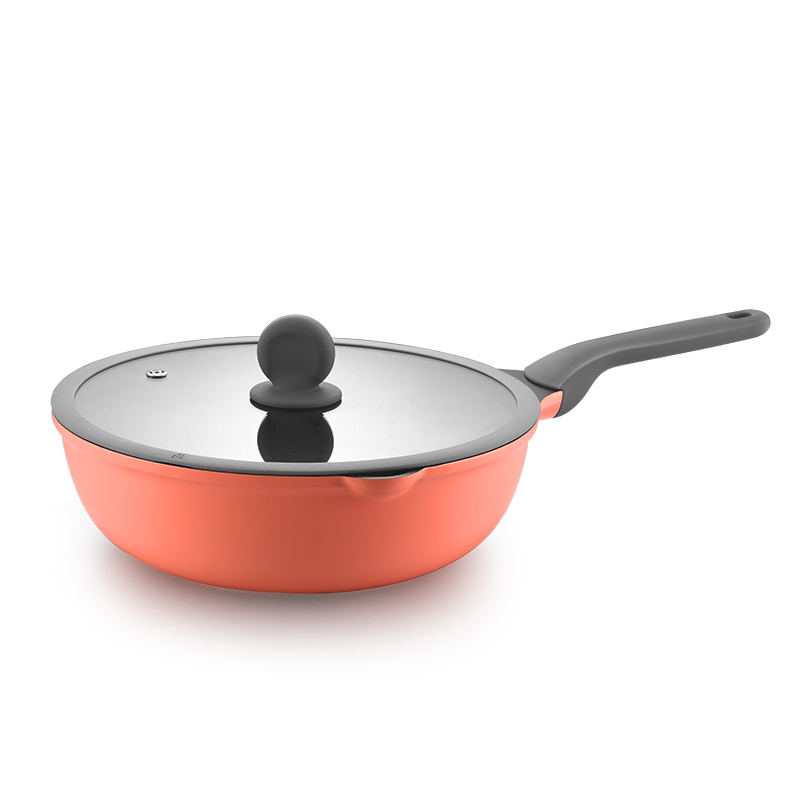 Aluminum Die Casting Living Coral Cookware Collection